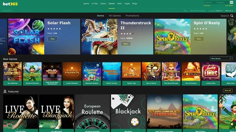 Casino online bet365